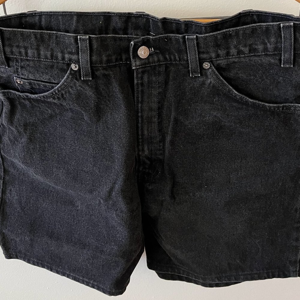 Vintage Black Levi's High Rise Shorts